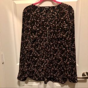 ‼️SALE: Express Front Zip Blouse